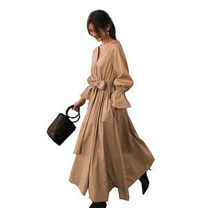 Full Length Dress A-Line Spring Causal Dress